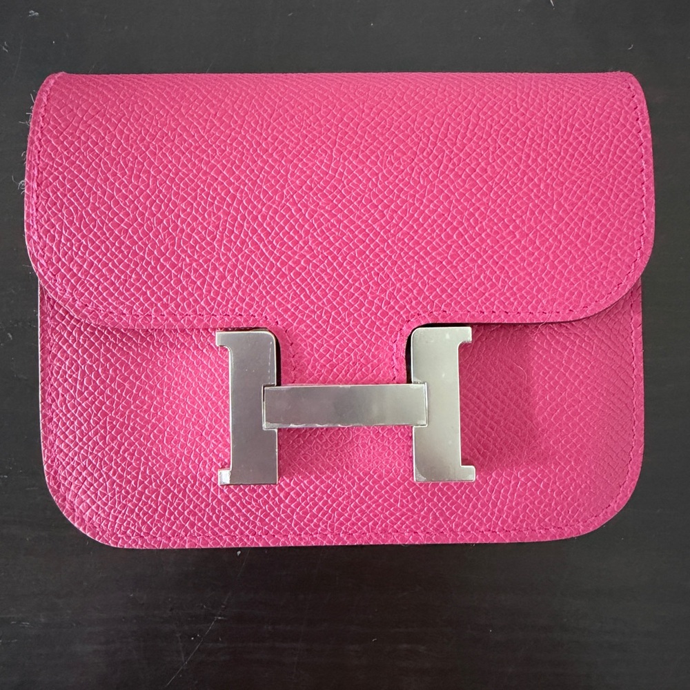 Hermès Constance Slim in Rose Extreme